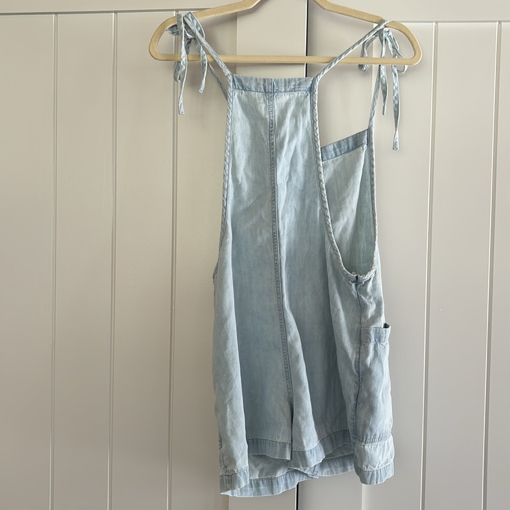 Aerie Light Blue Denim Overalls - Picture 5 of 5